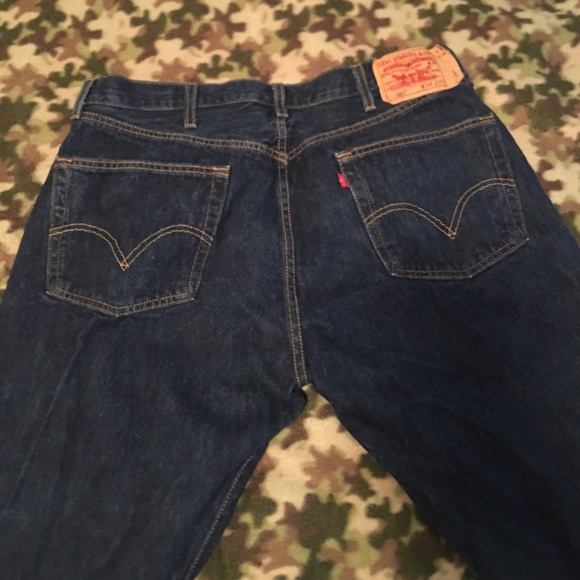 Levi Strauss 501 button fly denim jeans - Picture 2 of 5